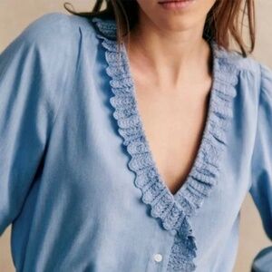 Sezane Irma Blouse US Sz 2 (FR 34)